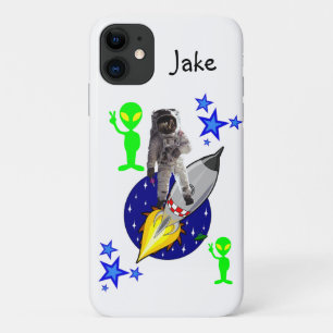 Astronaut Spaceship Iphone Case