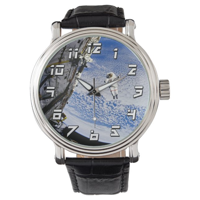 Astronaut Spacewalk Horloge (Voorkant)