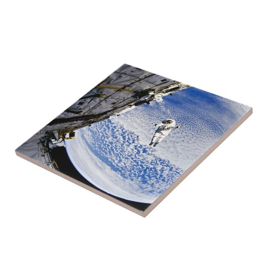 Astronaut Spacewalk Tegeltje (Zijkant)