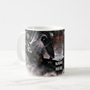 Astronaut speelt gitaar. Gepersonaliseerd Koffiemok