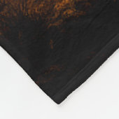 Astronaut speelt piano in Split Reality - Surreali Fleece Deken (Hoek)