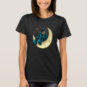 Astronaut Speelt Violen Op De Maan Kosmonauten S T-shirt
