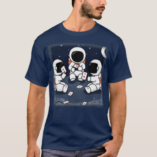 Astronaut spelen DS in Space 1 T-shirt