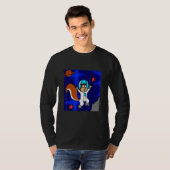 Astronaut Squirrel in Space T-shirt (Voorkant volledig)