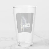 Astronaut Star Gazer Glass Cup Glas (Achterkant)