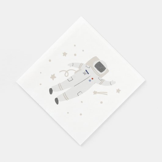 Astronaut & Stars Space Verjaardagsfeestservetten Servet (Hoek)