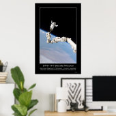 Astronaut Stephen K. Robinson International Space Poster (Thuiskantoor)