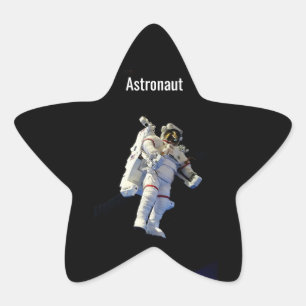 Astronaut Ster Sticker