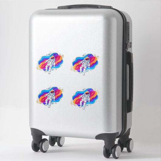 Astronaut Sticker (Koffer)