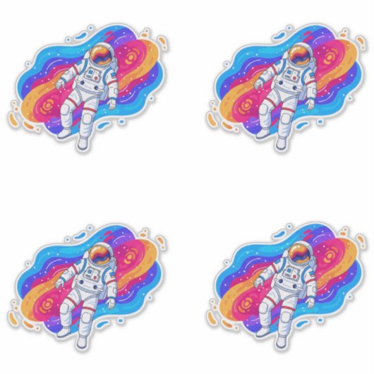 Astronaut Sticker (Voorkant)