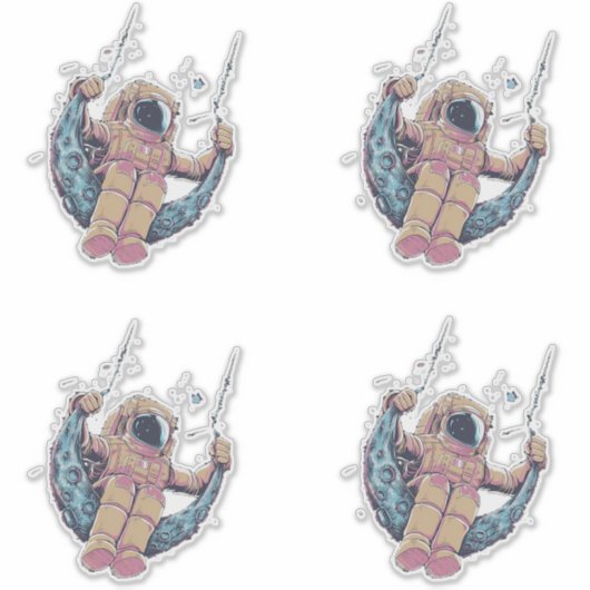 Astronaut Sticker (Voorkant)