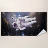 ASTRONAUT STROOMT IN STARRY-RUIMTE STRANDLAKEN (Voorkant)