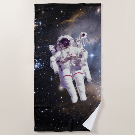 ASTRONAUT STROOMT IN STARRY-RUIMTE STRANDLAKEN (Voorkant)