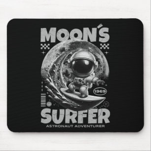 Astronaut Surfer Ontwerp, Maan Surfen Ruimte Kosmi Muismat