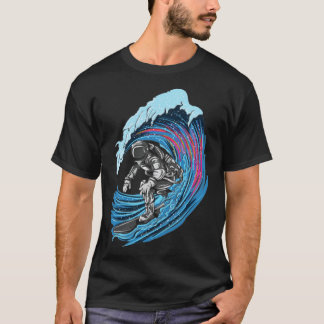 Astronaut Surfer Stijlvolle Ruimte T-shirt