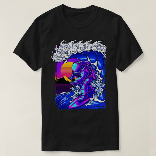 Astronaut Surfgolf T-shirt (Design voorkant)