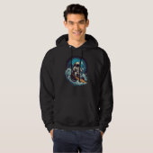 Astronaut Surfing_2 Hoodie (Voorkant volledig)