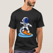 Astronaut Surfing Adventure T-shirt (Voorkant)
