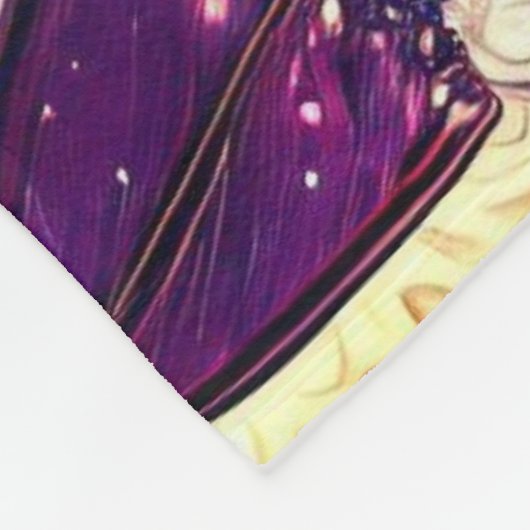 ASTRONAUT SURFING ON RIDE THE COSMIC WAVES FLEECE DEKEN (Hoek)