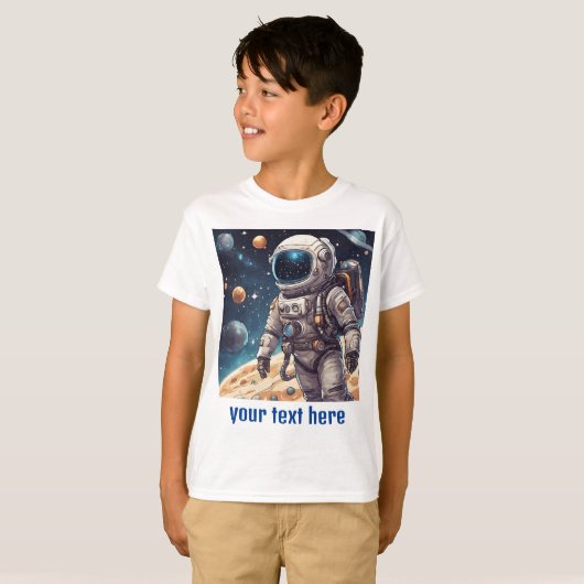 Astronaut,  t-shirt (Voorkant volledig)