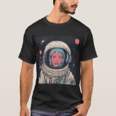 Astronaut T-Shirt - Dromen van ruimte in een koele (Voorkant)
