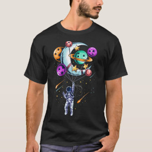 Astronaut T-shirt, Outer Space T-shirt, Planeet T- T-shirt