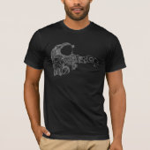 Astronaut T-shirt - zwart (Voorkant)