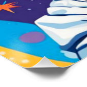 ASTRONAUT TABBY CAT 3 PERFECT POSTER (Hoek)