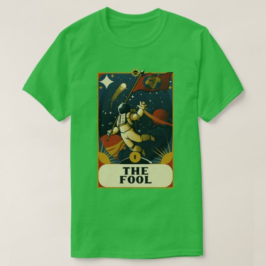 Astronaut Tarot Fool van Tobe Fonseca T-shirt (Design voorkant)