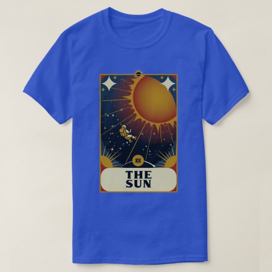 Astronaut Tarot Sun van Tobe Fonseca T-shirt (Design voorkant)