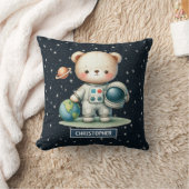 Astronaut Teddy Bear Baby Boy Kussen Gepersonalise (Deken)