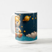 Astronaut Teddy Cut Koffiemok (Voorkant links)