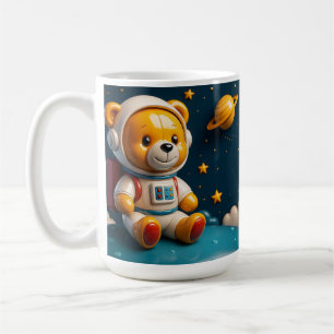 Astronaut Teddy Cut Koffiemok