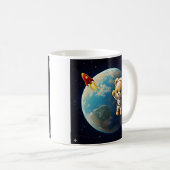 Astronaut Teddy Koffiemok (Voorkant rechts)