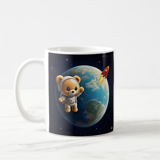 Astronaut Teddy Koffiemok (Links)