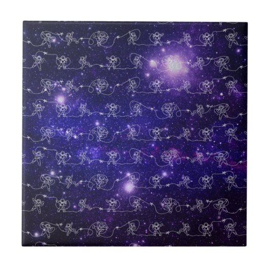 Astronaut Tegeltje (Voorkant)