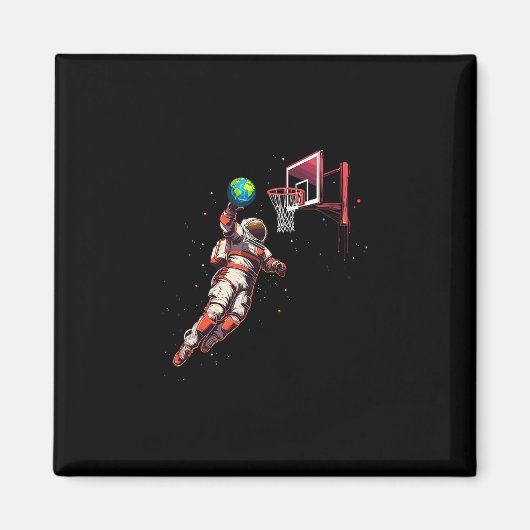Astronaut Teken Outer Space Cadeaus Mannen Kindere Magneet (Voorkant)