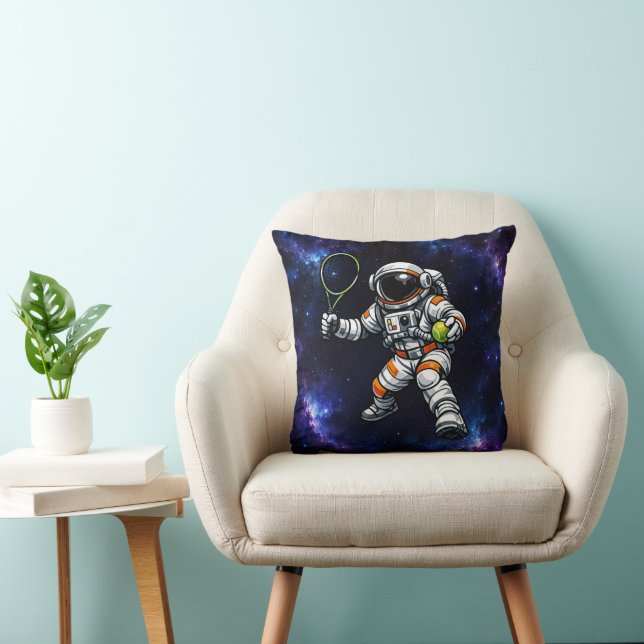 Astronaut Tennis Kussen (Stoel)