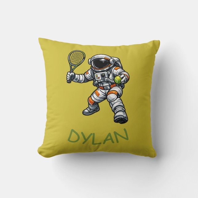 Astronaut Tennis Kussen (Voorkant)