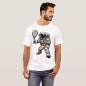 Astronaut Tennis T-shirt (Voorkant volledig)