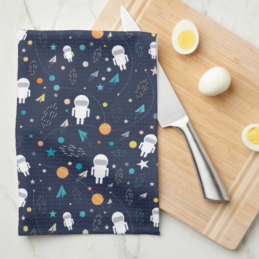 Astronaut Theedoek (Quarter Fold)