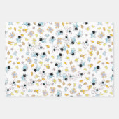 Astronaut-thema in de ruimte inpakpapier vel (Voorkant)