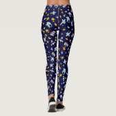 Astronaut-thema in de ruimte leggings (Achterkant)