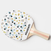 Astronaut-thema in de ruimte tafeltennisbatje (Zijkant)