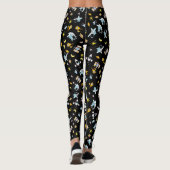 Astronaut thema ruimte leggings (Achterkant)