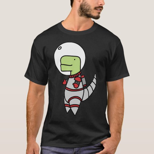 Astronaut Timmy T-Rex T-shirt (Voorkant)