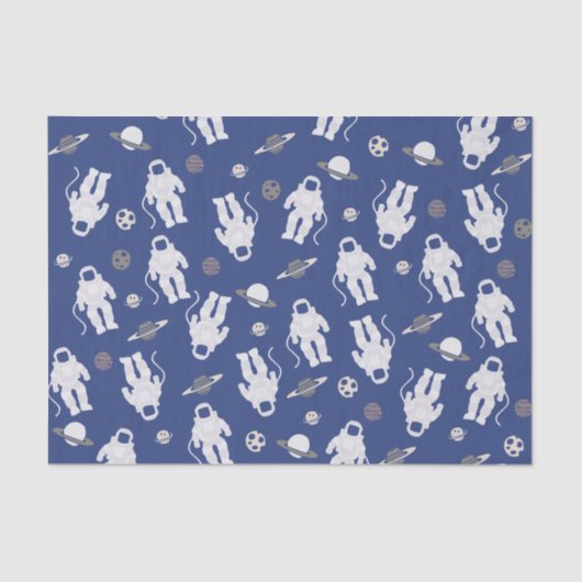 Astronaut Tissue Paper Tissuepapier (Voorkant)