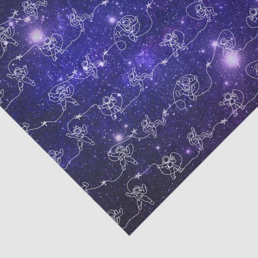 Astronaut Tissuepapier (Detail)