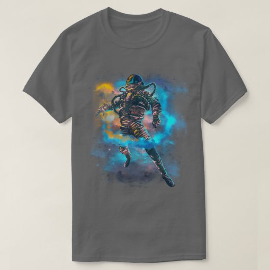 Astronaut Trapped in Space Astronaut T-Shirt (Design voorkant)