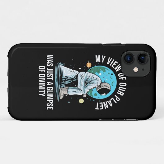 Astronaut Uitzicht van onze planeet Case-Mate iPhone Case (Achterkant (horizontaal))